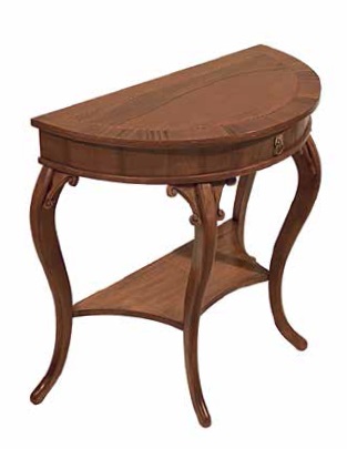 Tavolino tondo in legno, complementi d'arredo